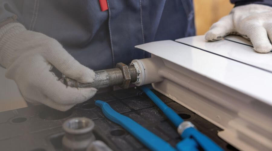 Professional water heater repair services in Ruso, ND